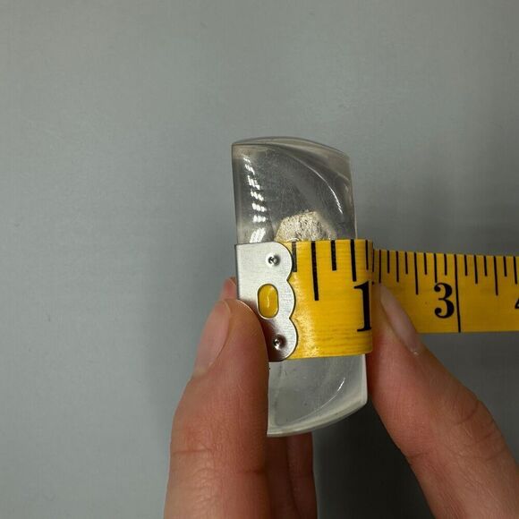 Vintage Pieta By Michelangelo Creed Etched Glass Statue Figurine 2.75x2.25 READ - Picture 11 of 11